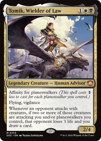 Tomik, Wielder of Law