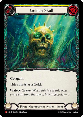Golden Skull (Yellow) [OMN240] (Omens of the Third Age)