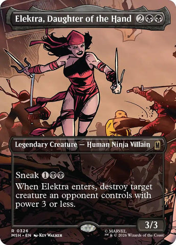 Elektra, Daughter of the Hand (Borderless)