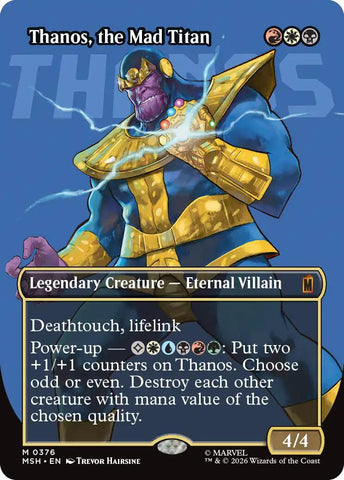 Thanos, the Mad Titan (Borderless) (0367)