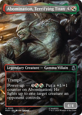 Abomination, Terrifying Titan (Borderless)