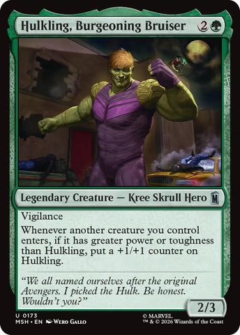 Hulkling, Burgeoning Bruiser
