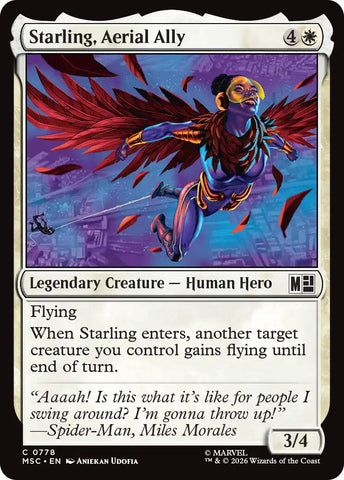 Starling, Aerial Ally
