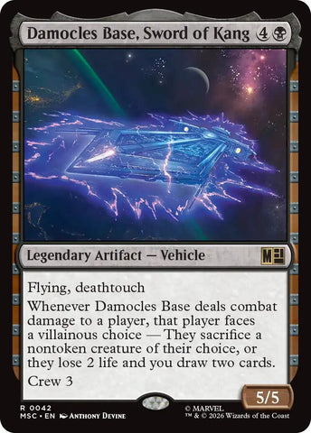 Damocles Base, Sword of Kang