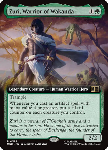 Zuri, Warrior of Wakanda (Extended Art)
