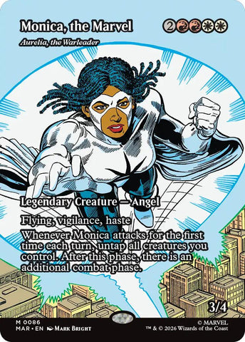 Monica, the Marvel - Aurelia, the Warleader (Borderless)