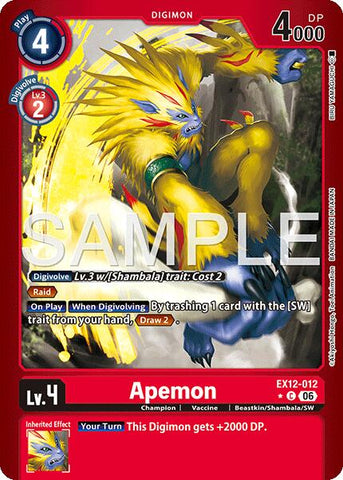 Apemon (Limited Foil)