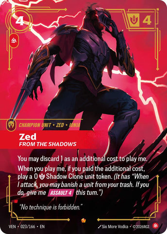 Zed - From the Shadows
