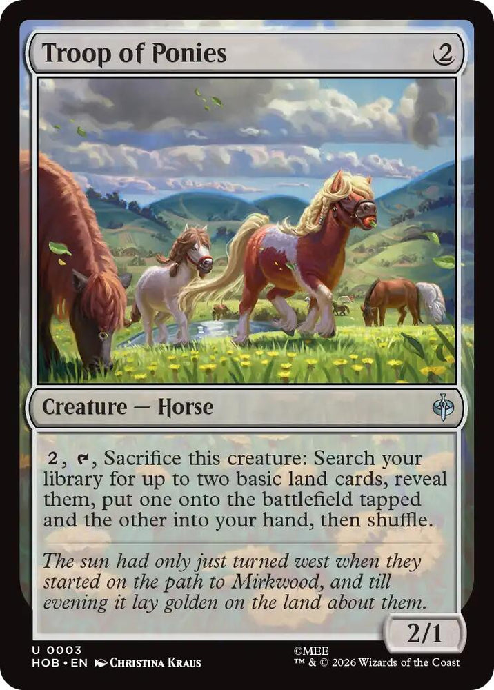 Troop of Ponies