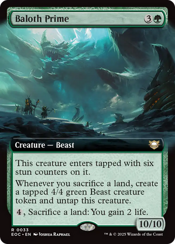 Baloth Prime (Extended Art) [Edge of Eternities Commander]