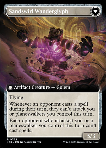 Unstable Glyphbridge (Extended Art) (Back)