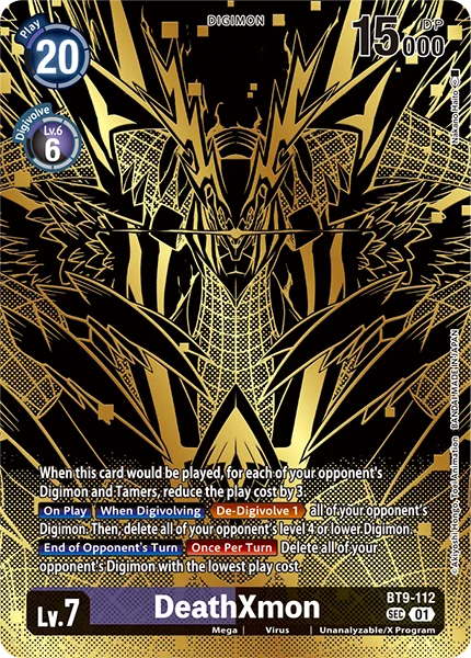 DeathXmon [BT9-112] (Tamer's Evolution Box -Rise of Digimon-) [X Record]
