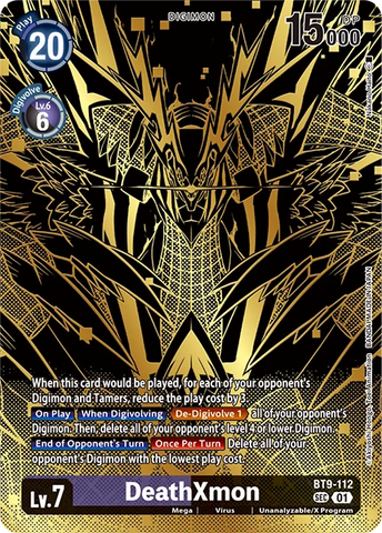 DeathXmon [BT9-112] (Tamer's Evolution Box -Rise of Digimon-) [X Record]