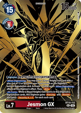 Jesmon GX [BT10-112] (Tamer's Evolution Box -Rise of Digimon-) [Xros Encounter]