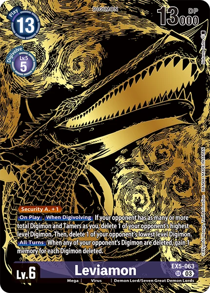 Leviamon [EX5-063] (Tamer's Evolution Box -Rise of Digimon-) [Animal Colosseum Promos]
