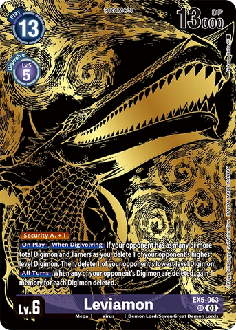 Leviamon [EX5-063] (Tamer's Evolution Box -Rise of Digimon-) [Animal Colosseum Promos]