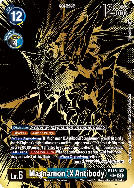 Magnamon [BT16-102] (X Antibody) (Tamer's Evolution Box -Rise of Digimon-) [Beginning Observer Promos]