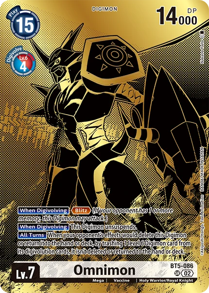 Omnimon [BT5-086] (Tamer's Evolution Box -Rise of Digimon-) [Battle of Omni Promos]